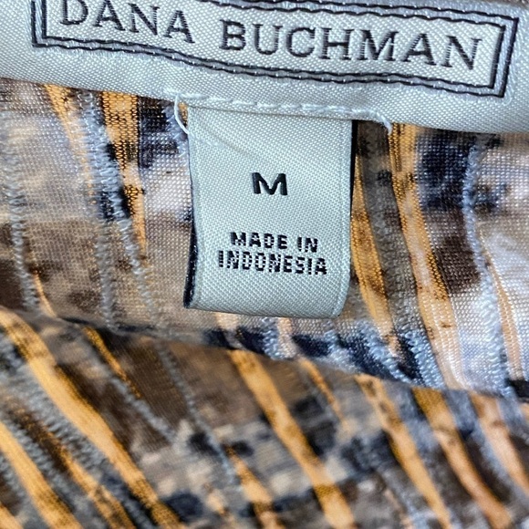 Women's Dana Buchman Top Stretchy 3/4 Sleeves Size Medium - Picture 3 of 5